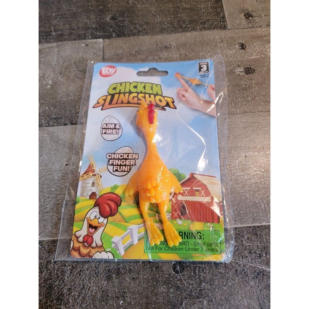 Toy Network chicken finger‎ slingshot figure